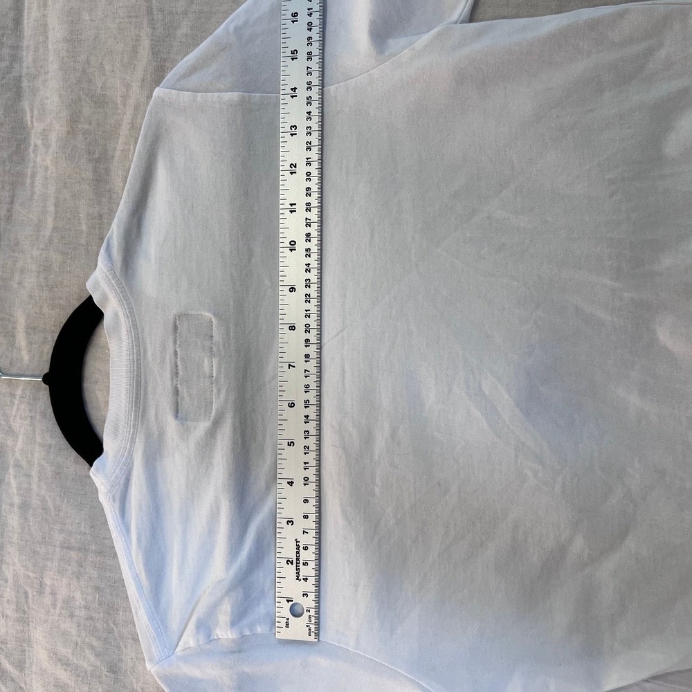 Province of Canada Men's XS Organic Cotton Short Sleeve T-Shirt White - Picture 9 of 12